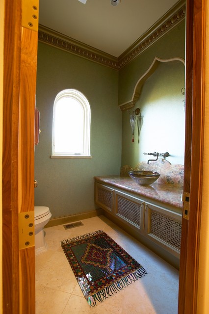 Туалетная комната в ориентальном стиле