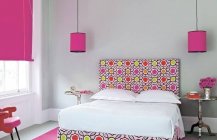 розовая спальня дизайн